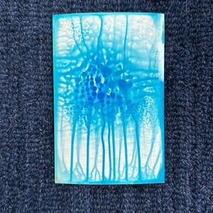 Original blue Hand painted art